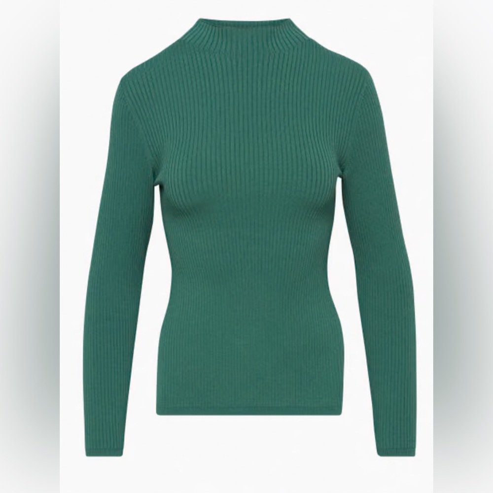 Aritzia Babaton Sculpt Knit Tie-Back Longsleeve - Size S